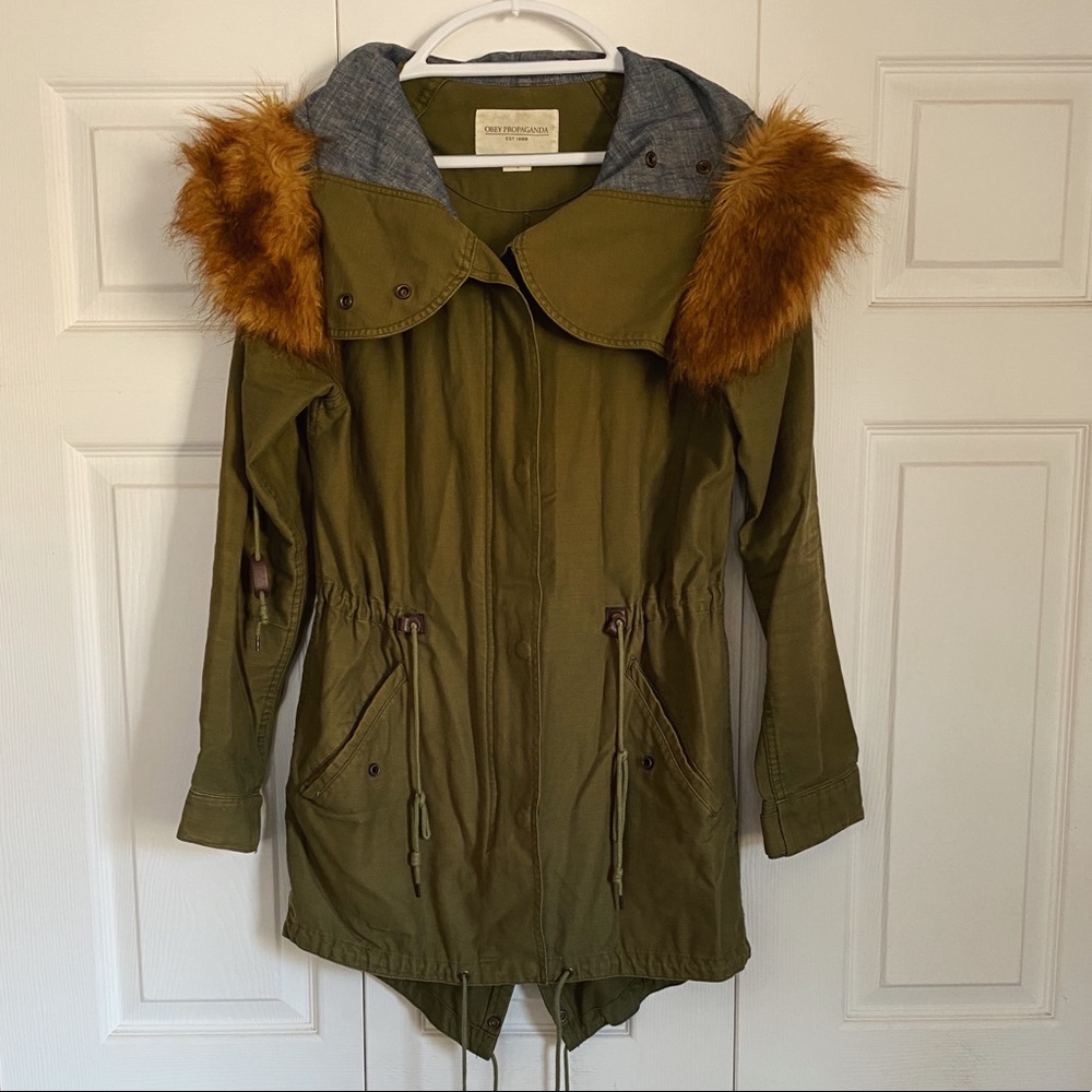Obey trench coat